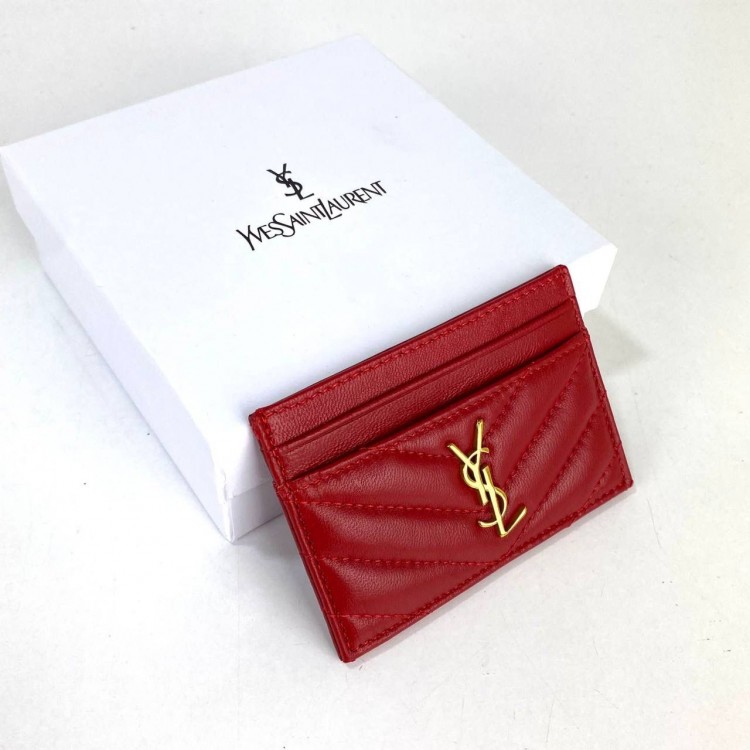 YVES SAİNT LAURENT CARD HOLDER KIRMIZI